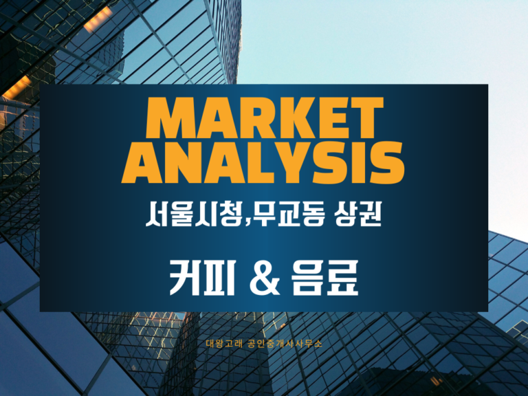 CBD 상권분석- 서울시청,무교동상권 커피전문점 창업, 지금 들어가도 될까?
