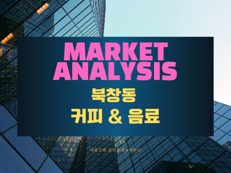 북창동 커피 전문점 상권 분석: 점포는 줄고 매출은 오른 이유는 무엇일까?
